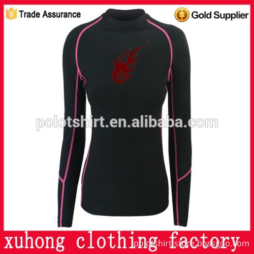 customize logo tights,poly with spandex t shirt,high quality gym clothing
